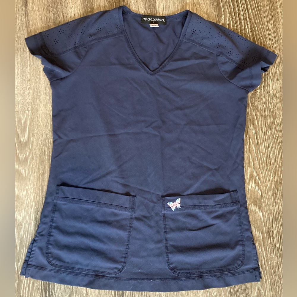 Koi Mariposa Scrub Top